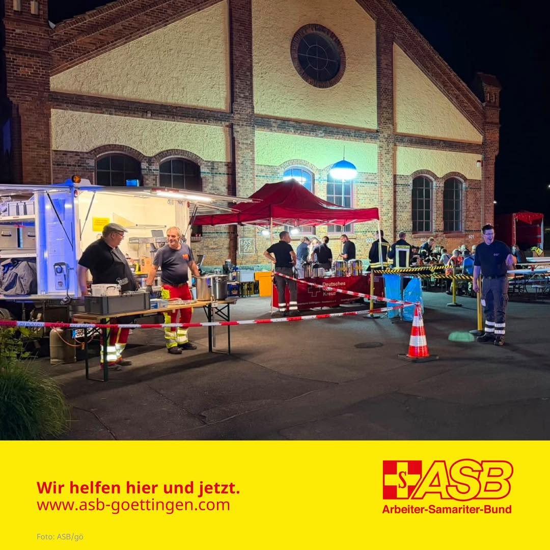 Vepflegungseinsatz bei Großbrand