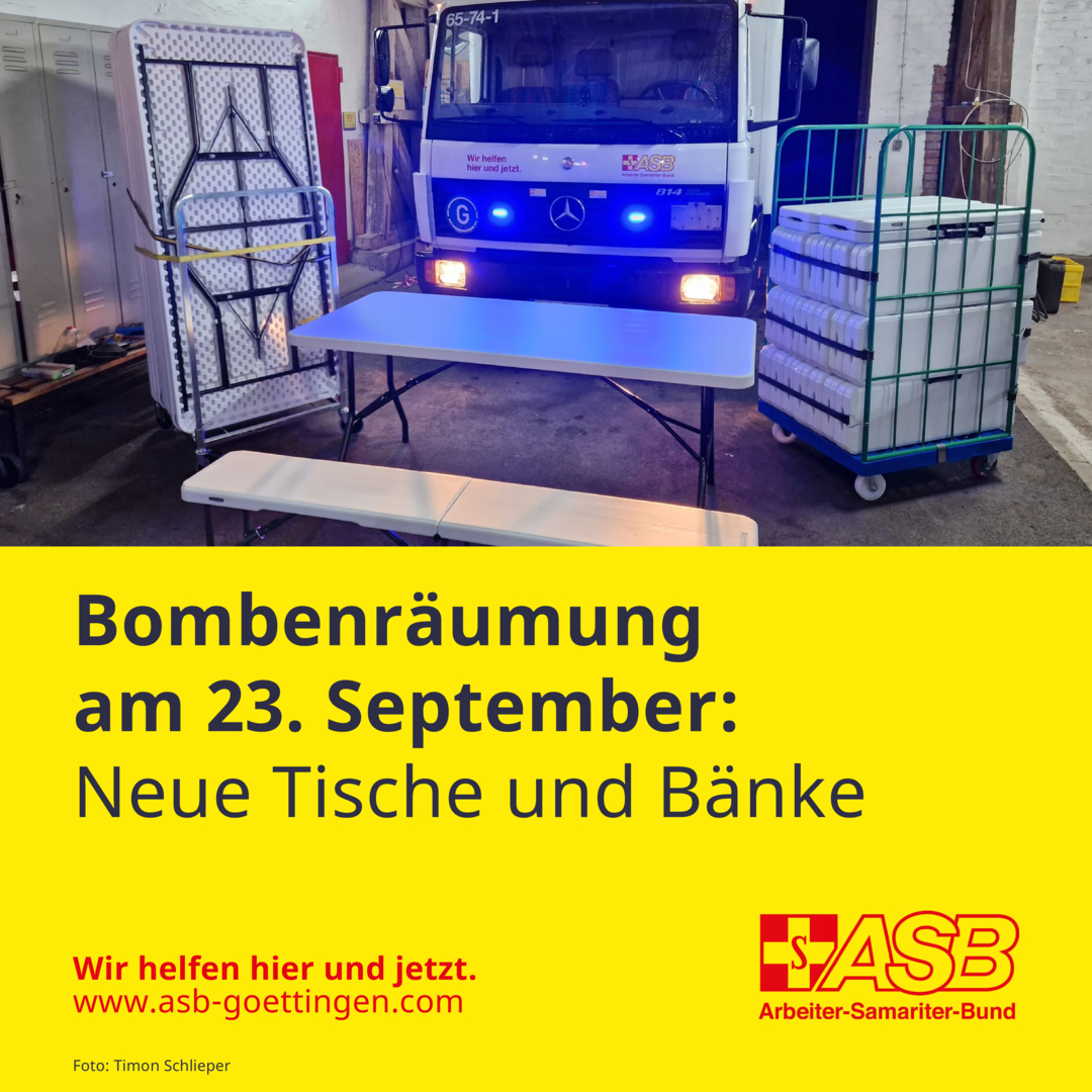 Wieder im Einsatz bei der Bombenräumung im September